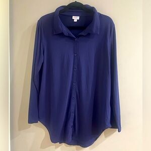 Lularoe button-up blouse